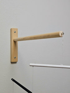 Set of 5x Montessori Mobiles with gym holder / crib arm / wall mount - Munari, Gobbi, Dancers, Octahedrons, Rainbow