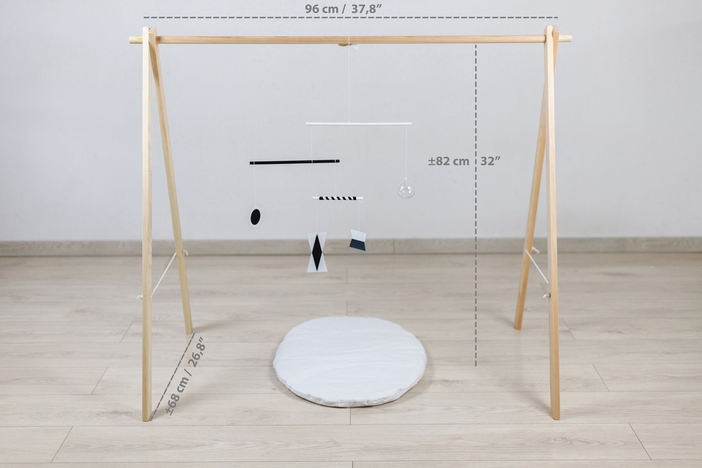 Montessori visual mobile holder / hanger / baby gym — view 2