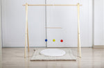Load image into Gallery viewer, Set of 5x Montessori Mobiles with gym holder / crib arm / wall mount - Munari, Gobbi, Dancers, Octahedrons, Rainbow
