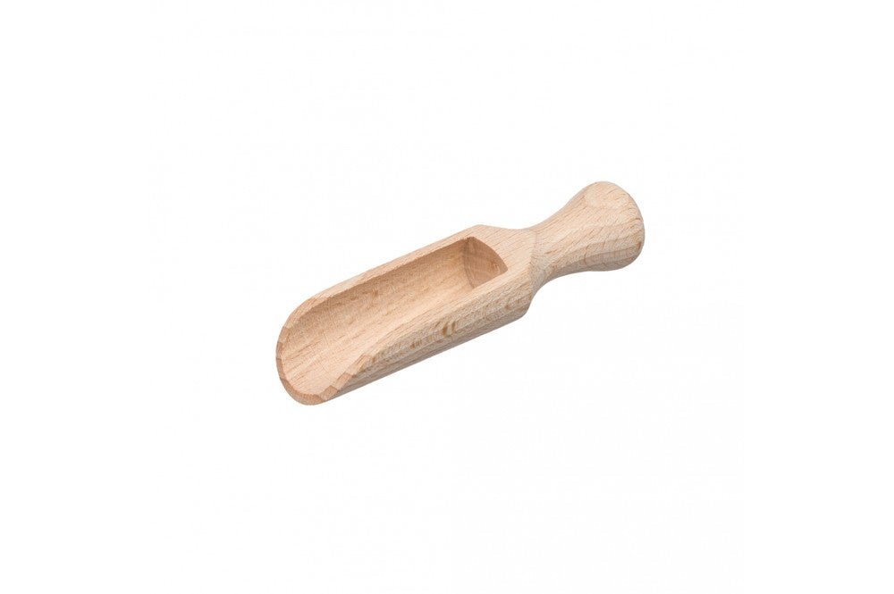 Children's Natural Wood Kitchen Scoop. 9cm long. - Jacob's Montessori