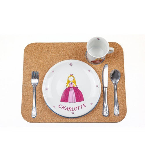 Cork placemat for LEFT-HANDER or RIGHT-HANDER — view 2