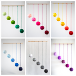Load image into Gallery viewer, Set of 5x Montessori Mobiles with holder - Munari,Gobbi,Dancers,Octahedrons,Rainbow
