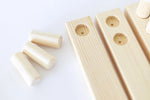 Load image into Gallery viewer, Montessori Counting Peg Boards 1-5.

