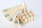 Load image into Gallery viewer, Montessori Counting Peg Boards 1-5.
