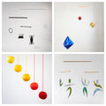 Set of 4 x montessori mobile - Munari, Orange Gobbi