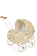 Load image into Gallery viewer, Doll&#39;s Wicker Pram
