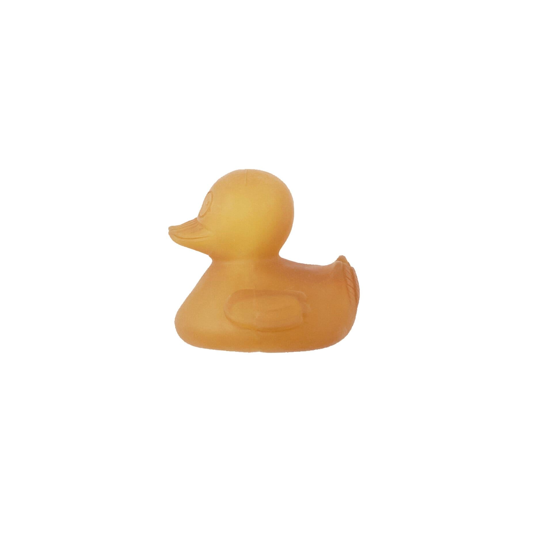 Alfie the duck. Natural Rubber Bath Toy Free of Holes.