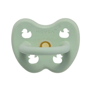 ORTHODONIC PACIFIER 0-3 MONTHS - MELLOW MINT, HEVEA BABY