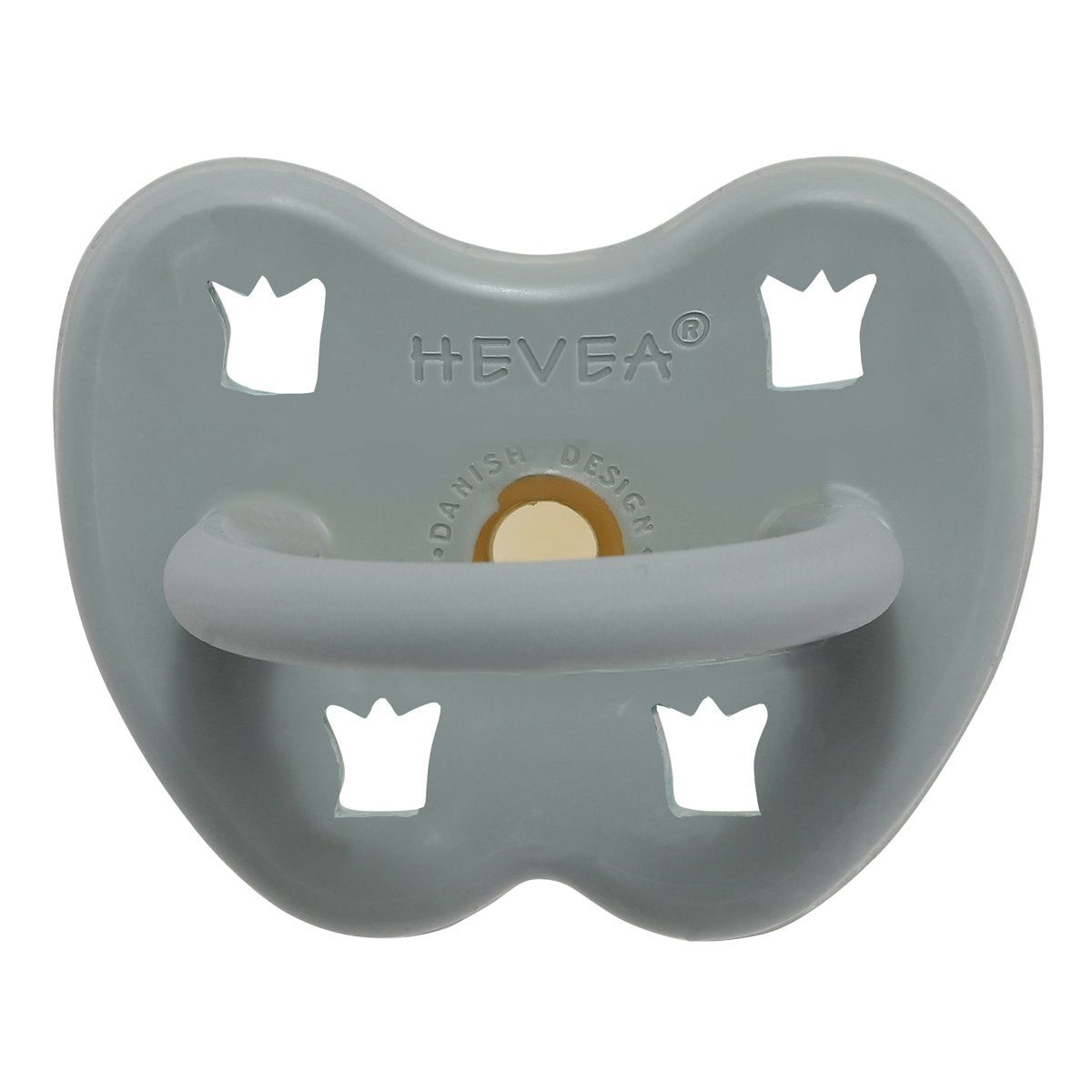 Hevea Pacifier, Gorgeous Grey, 3-36m