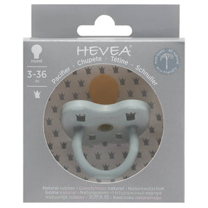 Hevea Pacifier, Gorgeous Grey, 3-36m
