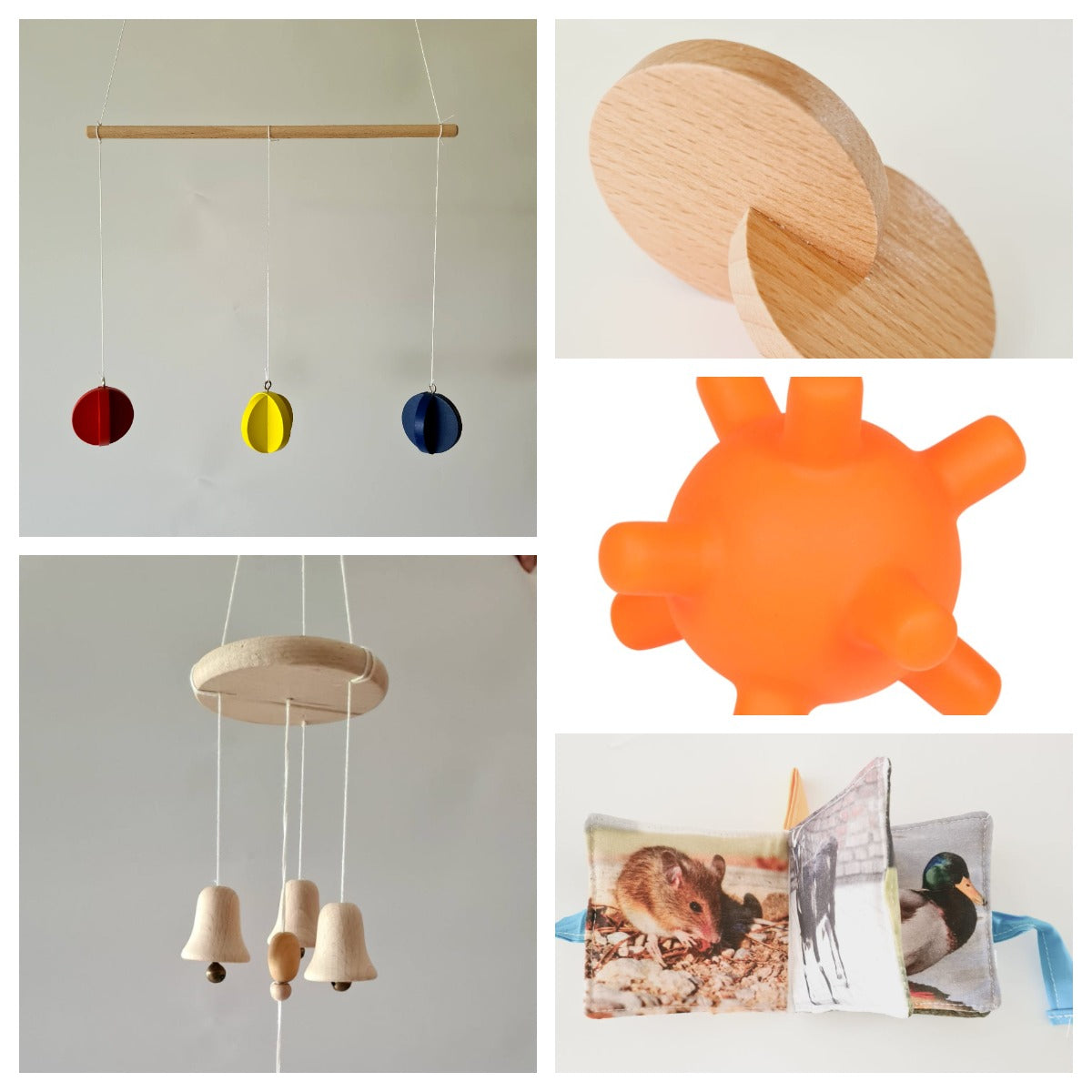 Set of Mobiles and Toys for 3-6 Months