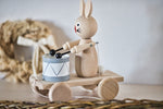 Load image into Gallery viewer, Pull Along Drummer Bunny Toy. Zajko s bubnom.
