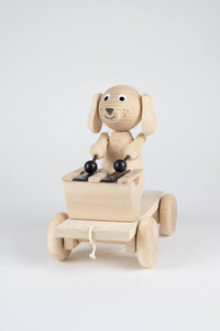 Wooden Dog with a Xylophone