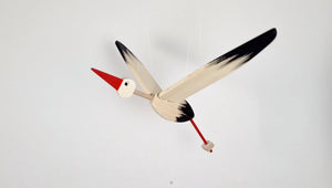 Flying Stork Hanging Mobile.