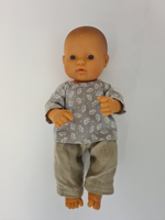 Load image into Gallery viewer, Miniland Doll - 12.63&#39;&#39;, 32cm. Caucasian Boy Doll with Handmade Clothes.
