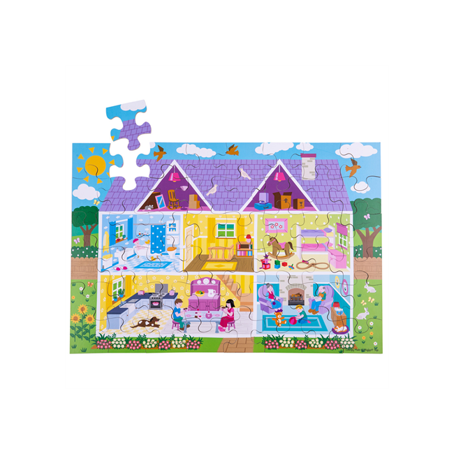Dolls House Floor Puzzle (48 piece)Podlahové puzzle Domček 48 dielikov