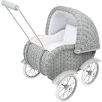 Load image into Gallery viewer, Doll&#39;s Pram Vintage Grey
