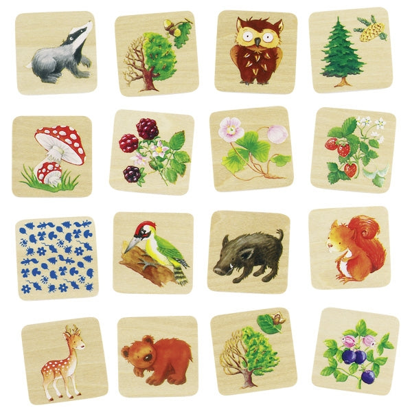 Memo Game Woodland Life